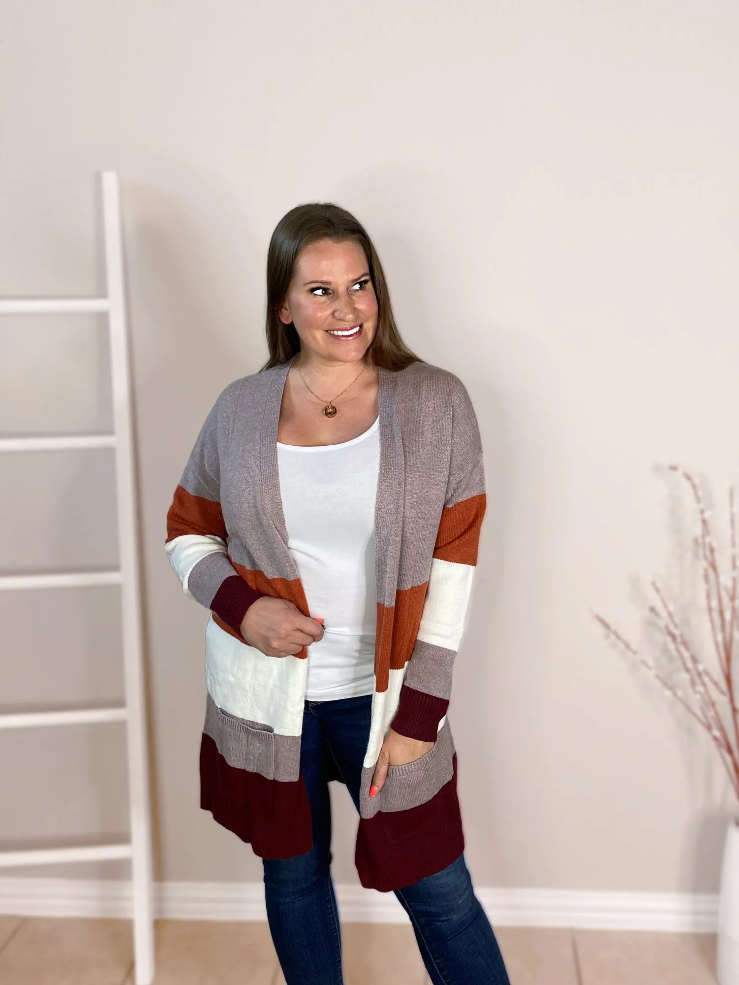 Color Block Cardigans