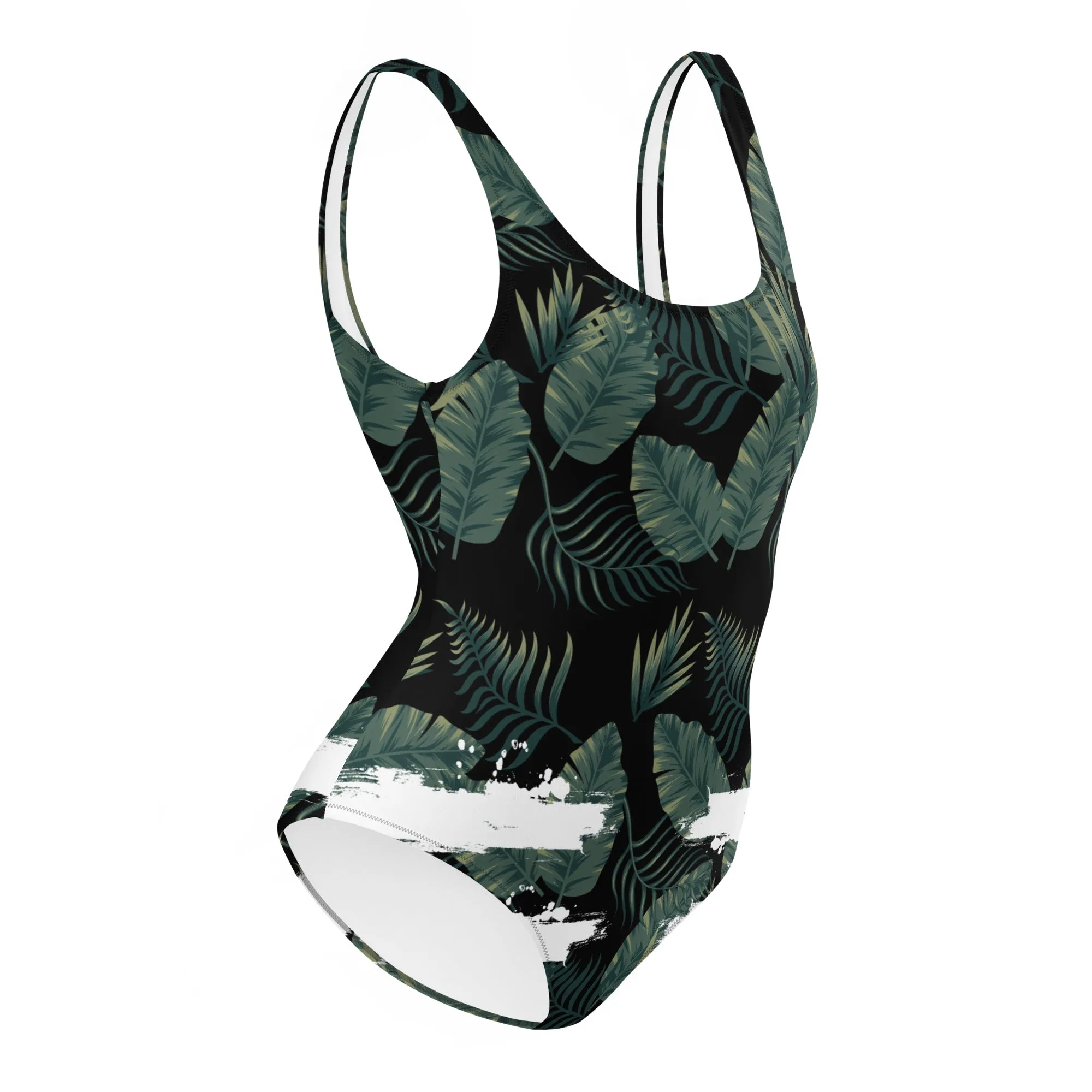 Damaris Palm One-Piece Swimsuit