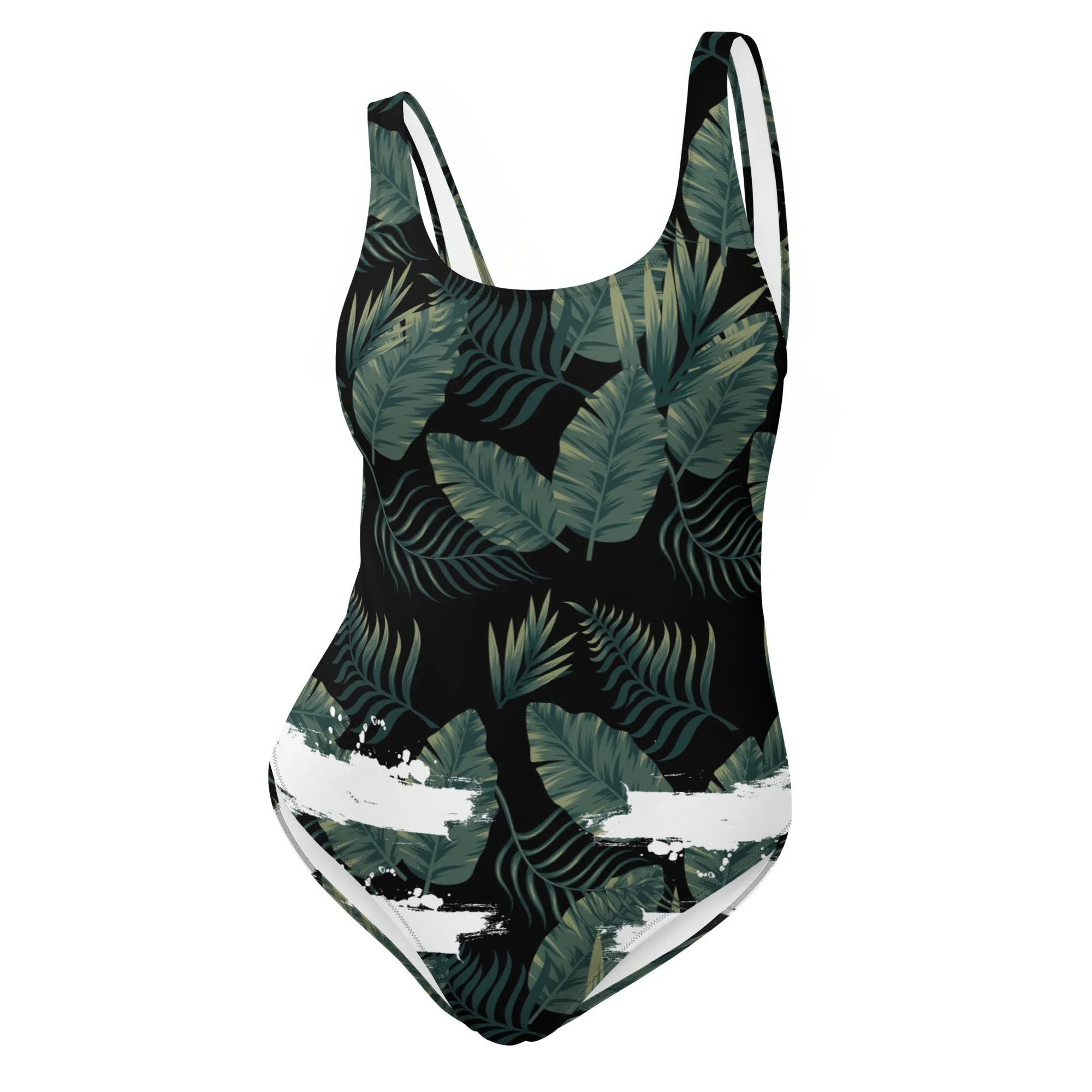 Damaris Palm One-Piece Swimsuit