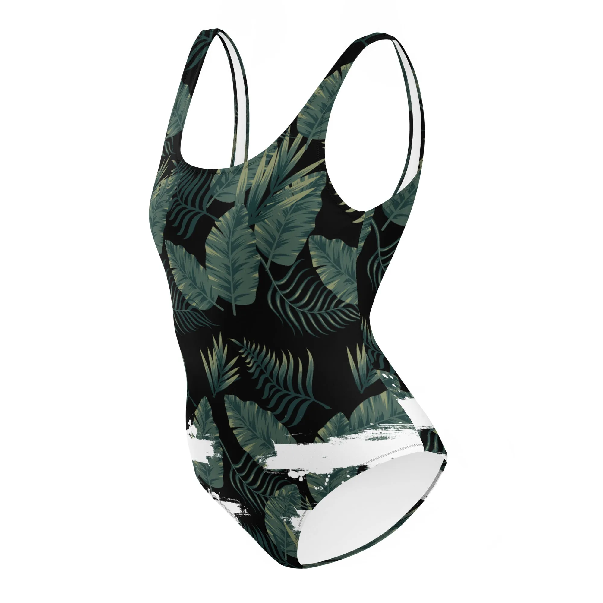 Damaris Palm One-Piece Swimsuit