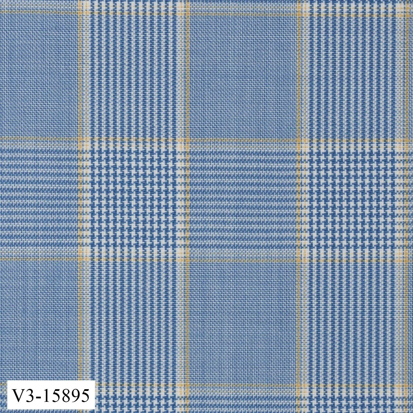 Electric Blue With Dark Check Suit