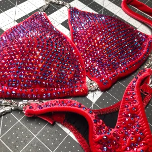 Full Bling / Red Velvet Shimmer