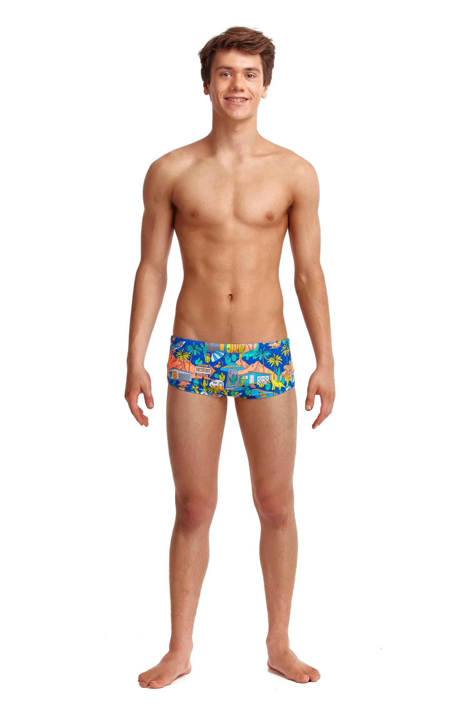 Funky Trunks Boy's Classic Trunks Wacky West