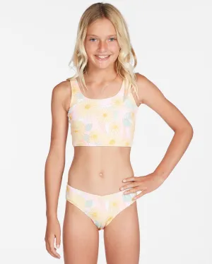 Girl's Sweet Sunset Long Tank
