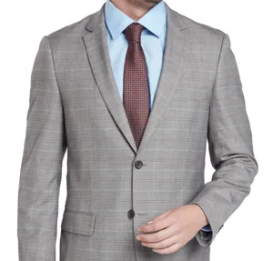 Gray & Burgundy Pattern