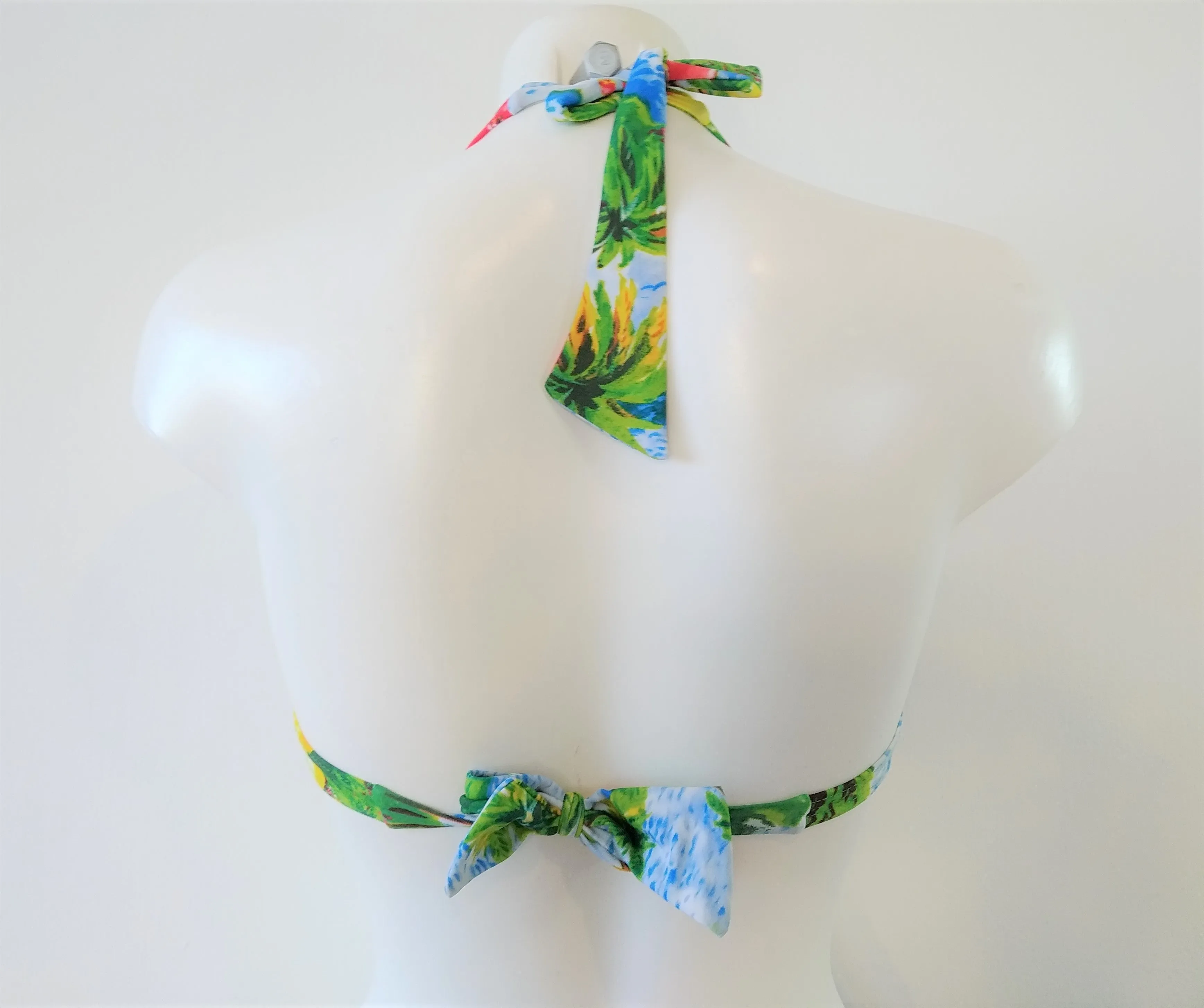 Green Island push up bikini strapless bra