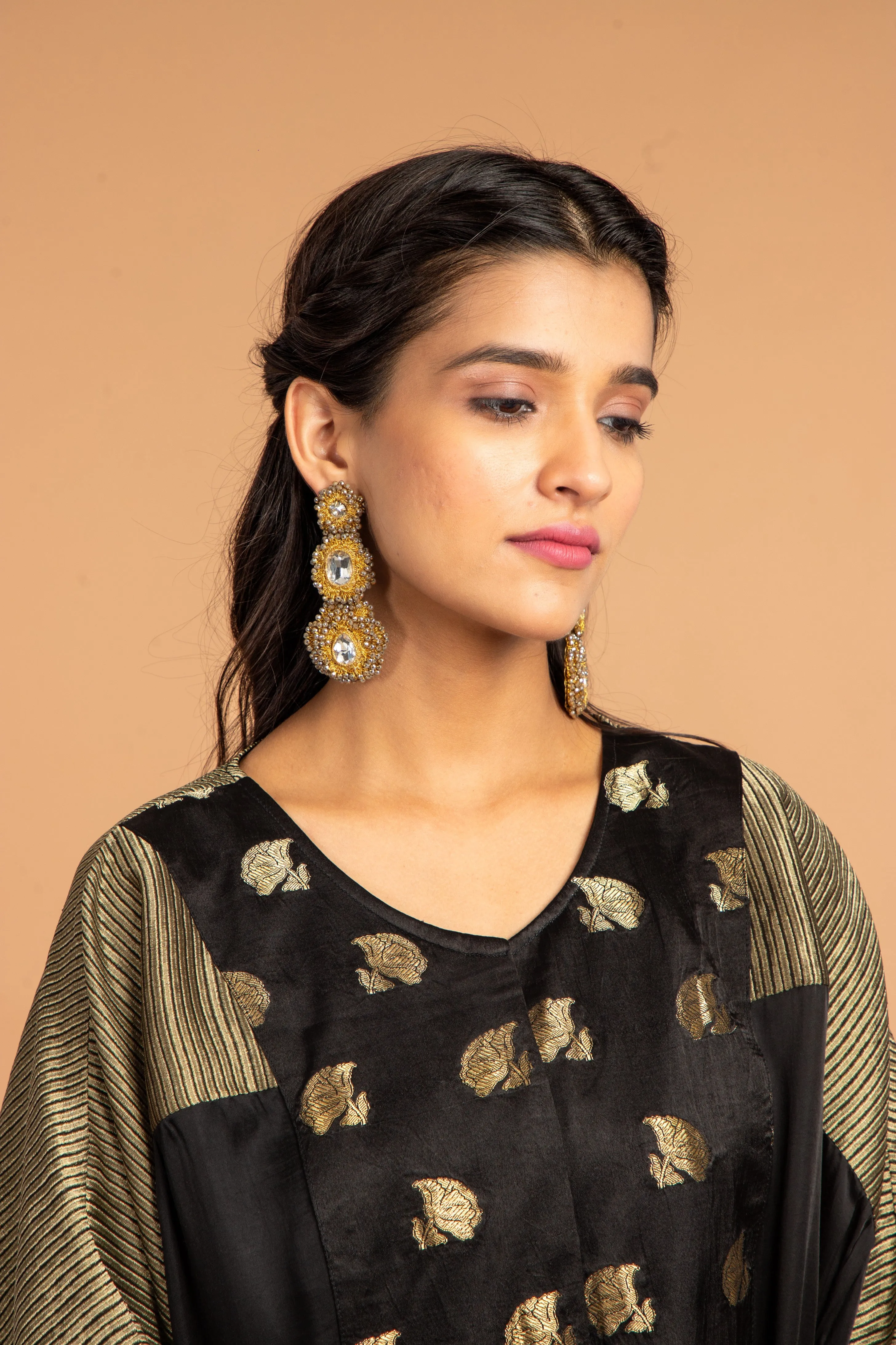 GULAB YOKE SHORT KAFTAN CO -ORD SET(2PC SET)