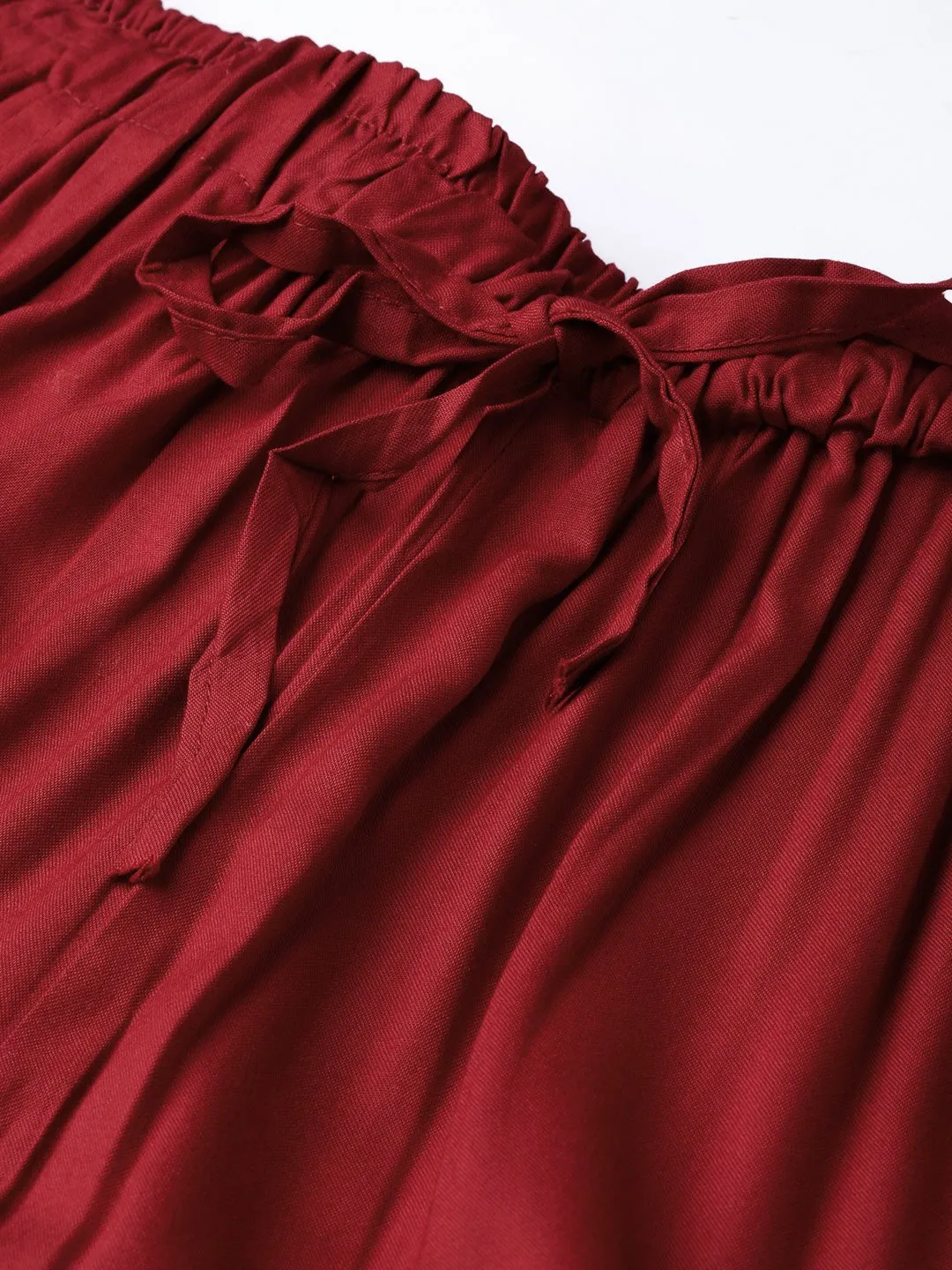 Harem Pants - Maroon