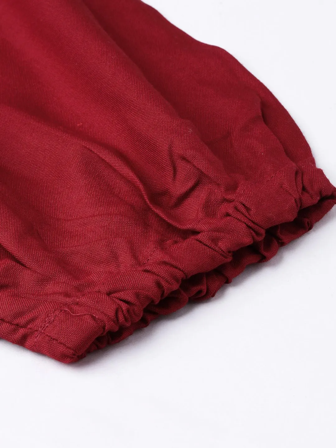 Harem Pants - Maroon