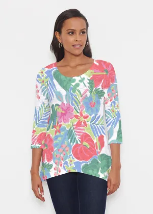 Hawaiian Fling (22141) ~ Katherine Hi-Lo Thermal Tunic