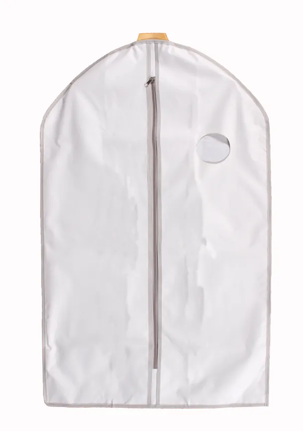 Heavy Duty Suit Cover - Oyster / Grey Trim