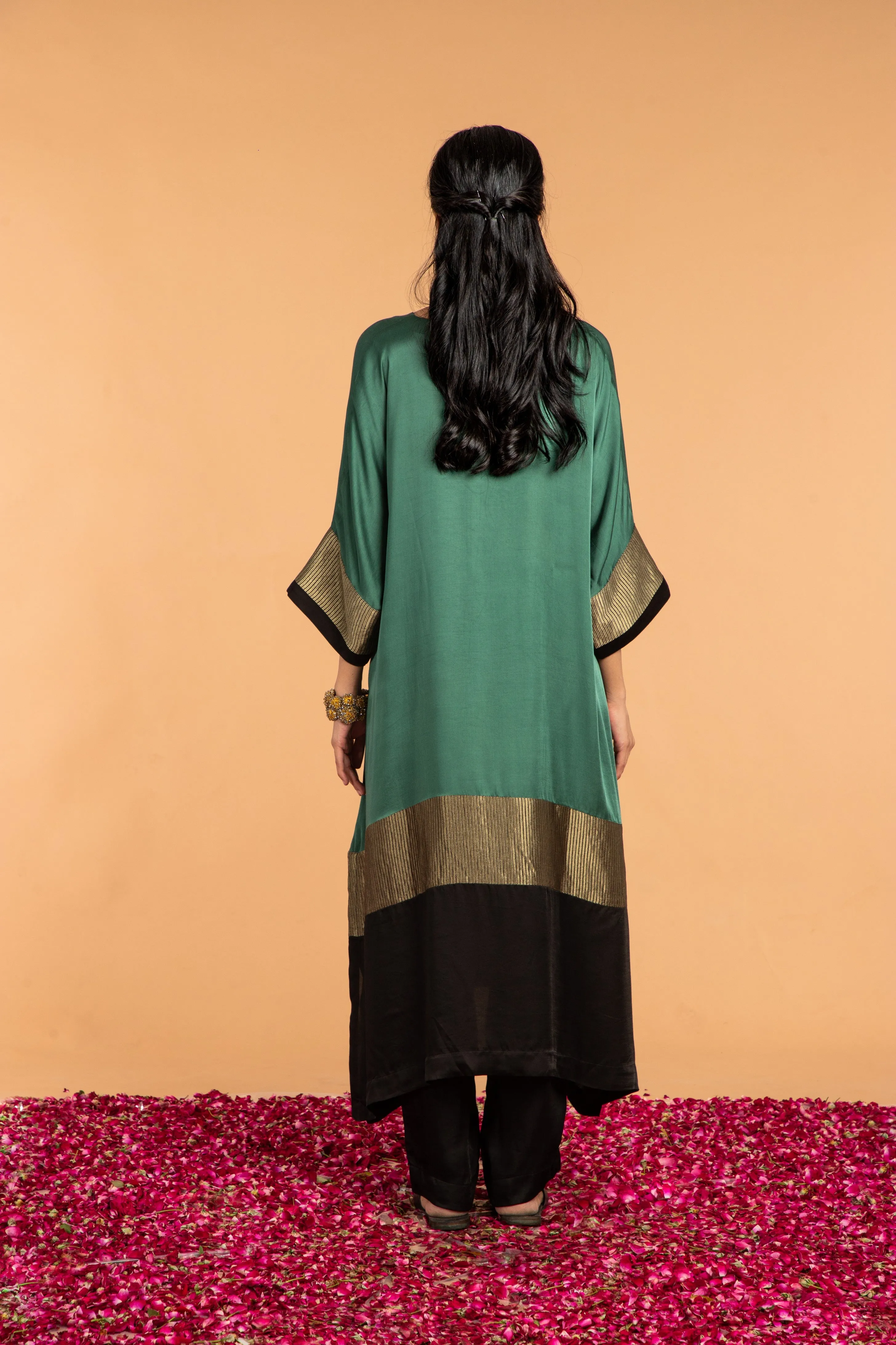 HEENA KAFTAN -GREEN