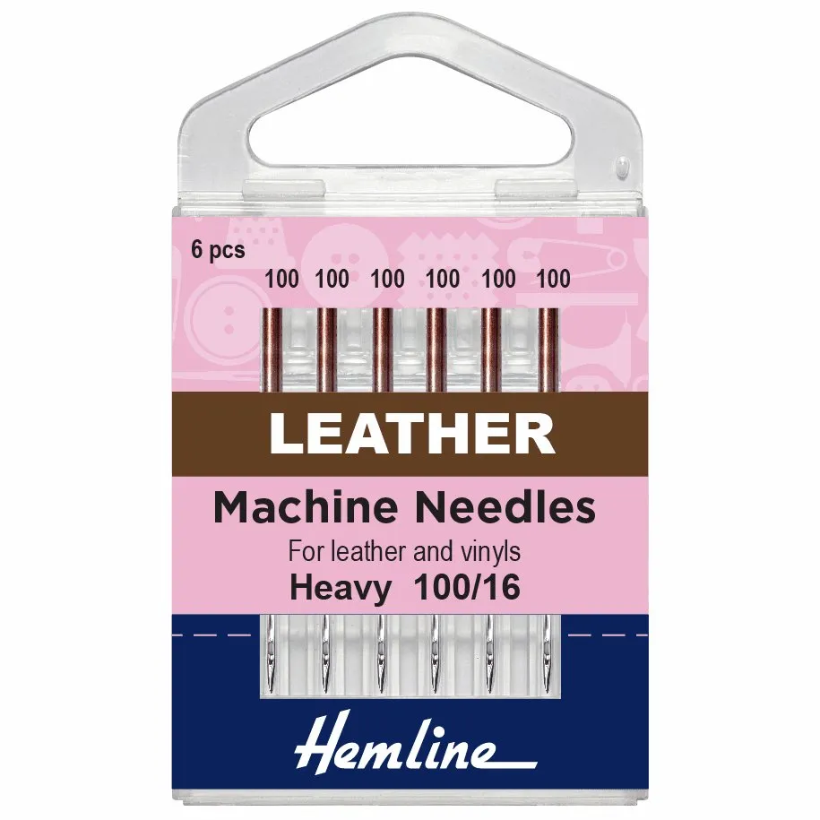Hemline Leather Machine Needles - Heavy - 100/16