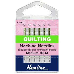 Hemline Quilting Machine Needle - Medium - 90/14