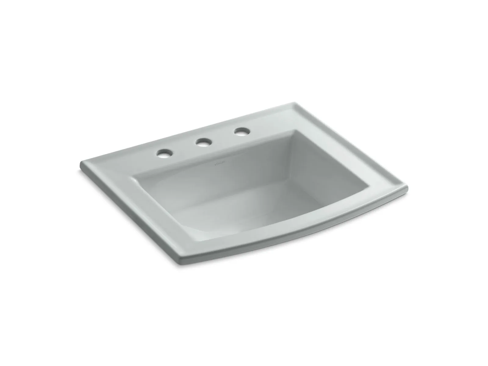 KOHLER K-2356-8 Archer 22-3/4" rectangular drop-in bathroom sink