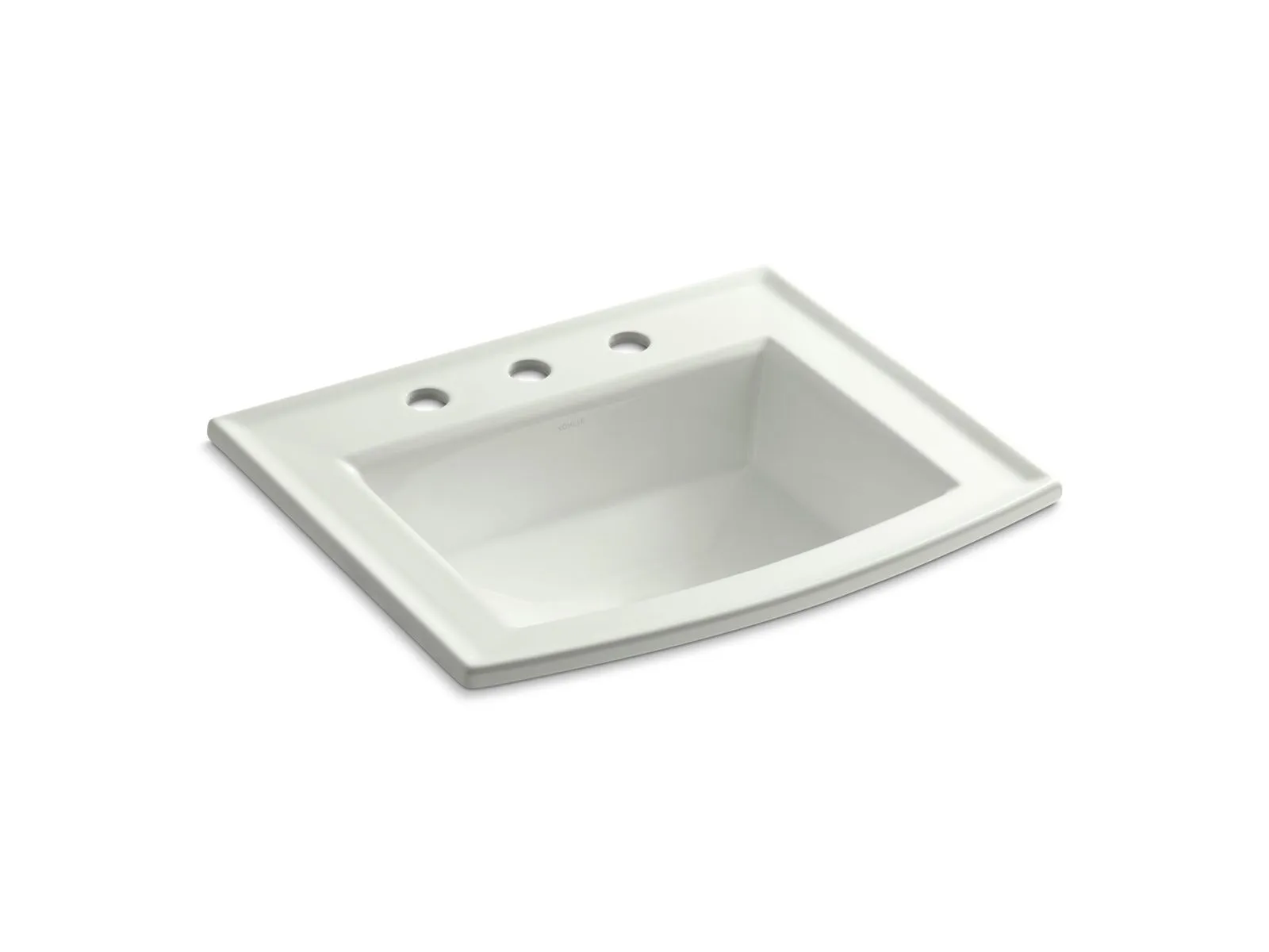 KOHLER K-2356-8 Archer 22-3/4" rectangular drop-in bathroom sink