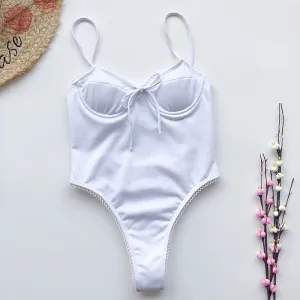 Lace One-piece Swimwear