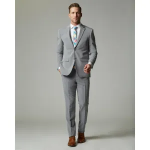 Light Grey Tour Stretch Modern Fit 1-Pant Suit