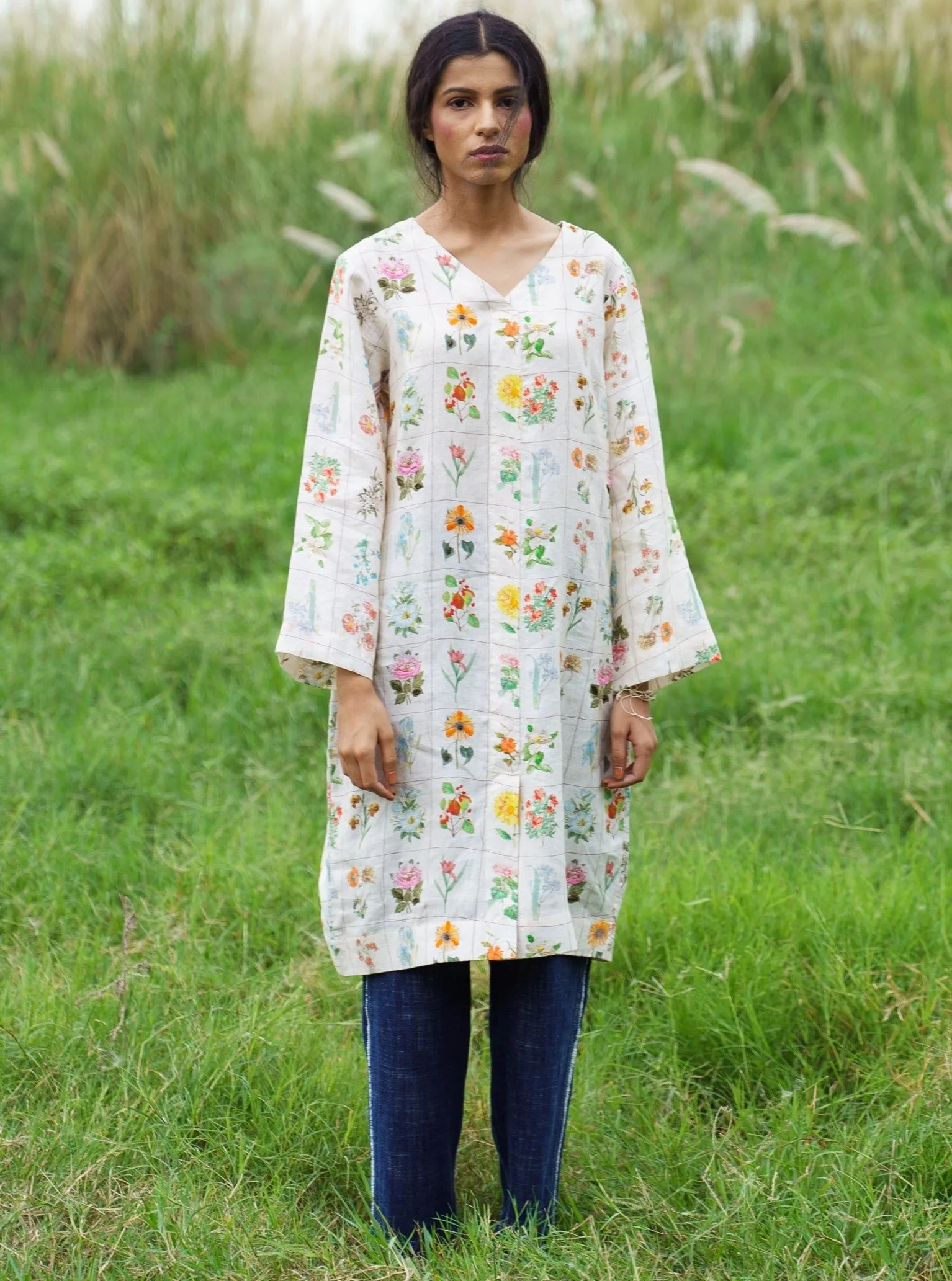 Light Yellow Edun Tunic