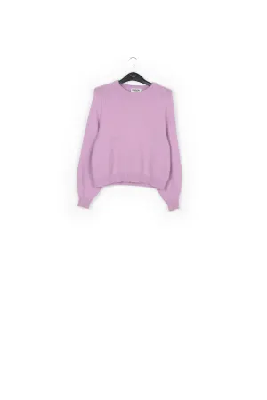 Lilac relaxed-fit sweater