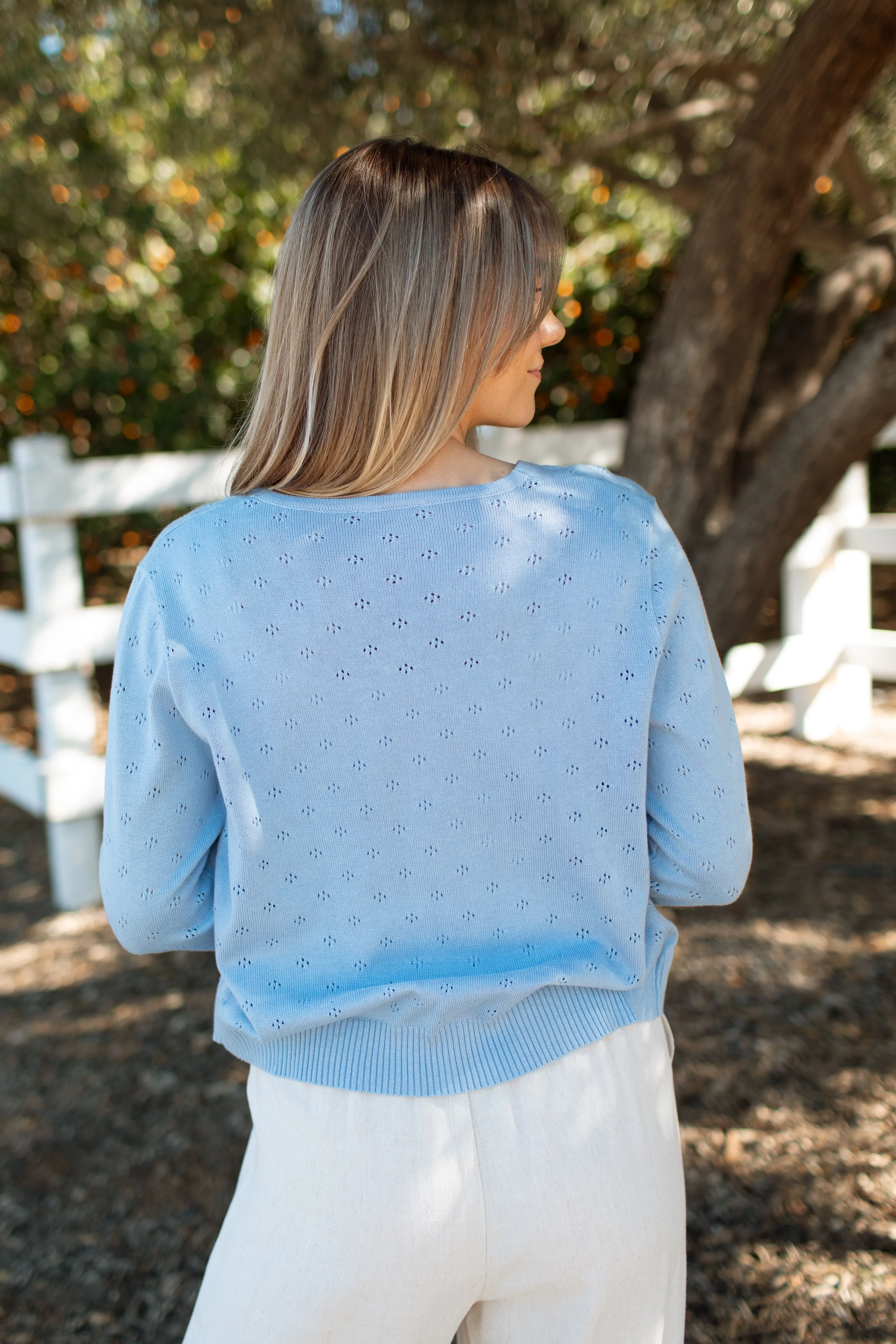 Lizzie Pointelle Cardigan