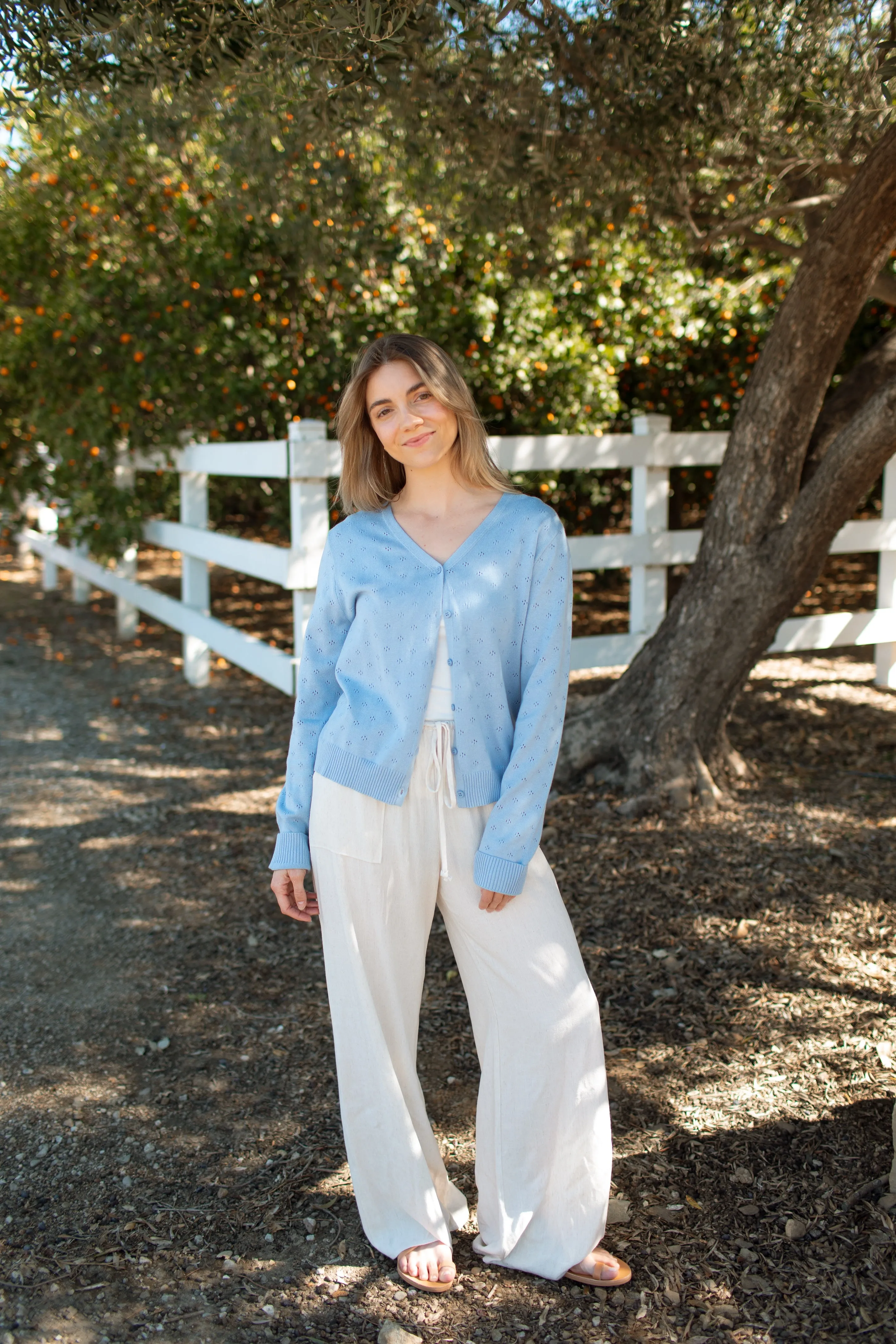 Lizzie Pointelle Cardigan