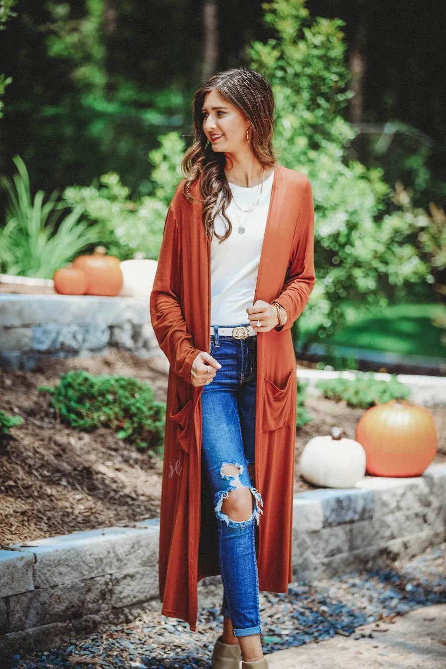 Long Pocket Cardigan
