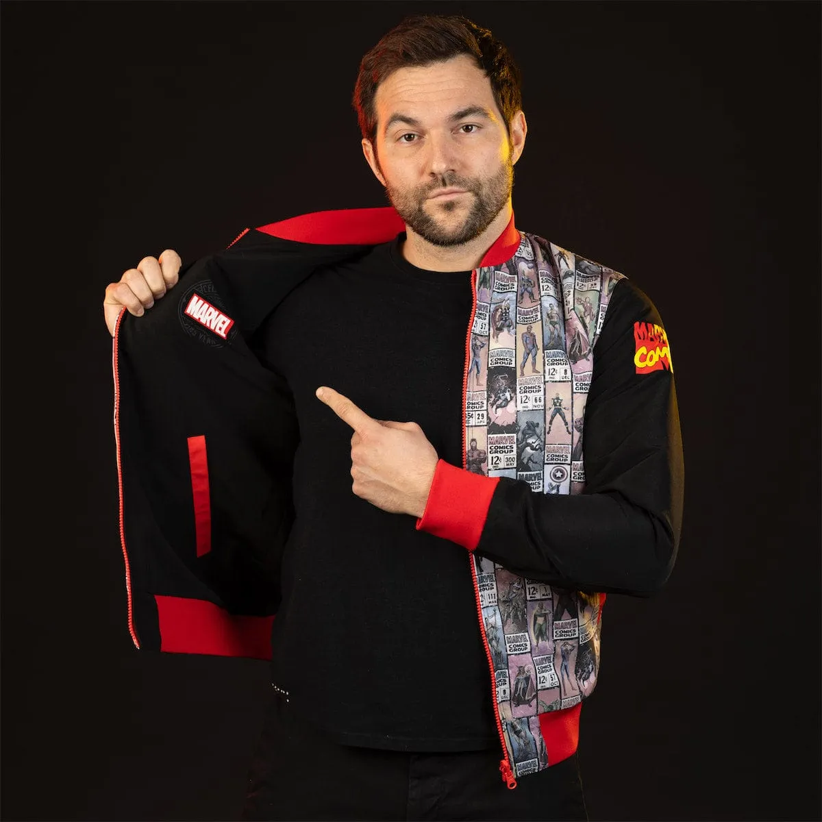 Marvel "Est. 1939" – Limited Edition Reversible Bomber Jacket
