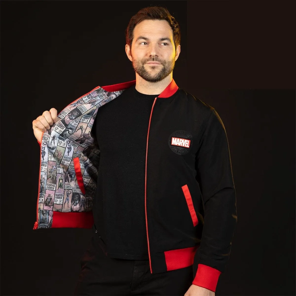 Marvel "Est. 1939" – Limited Edition Reversible Bomber Jacket