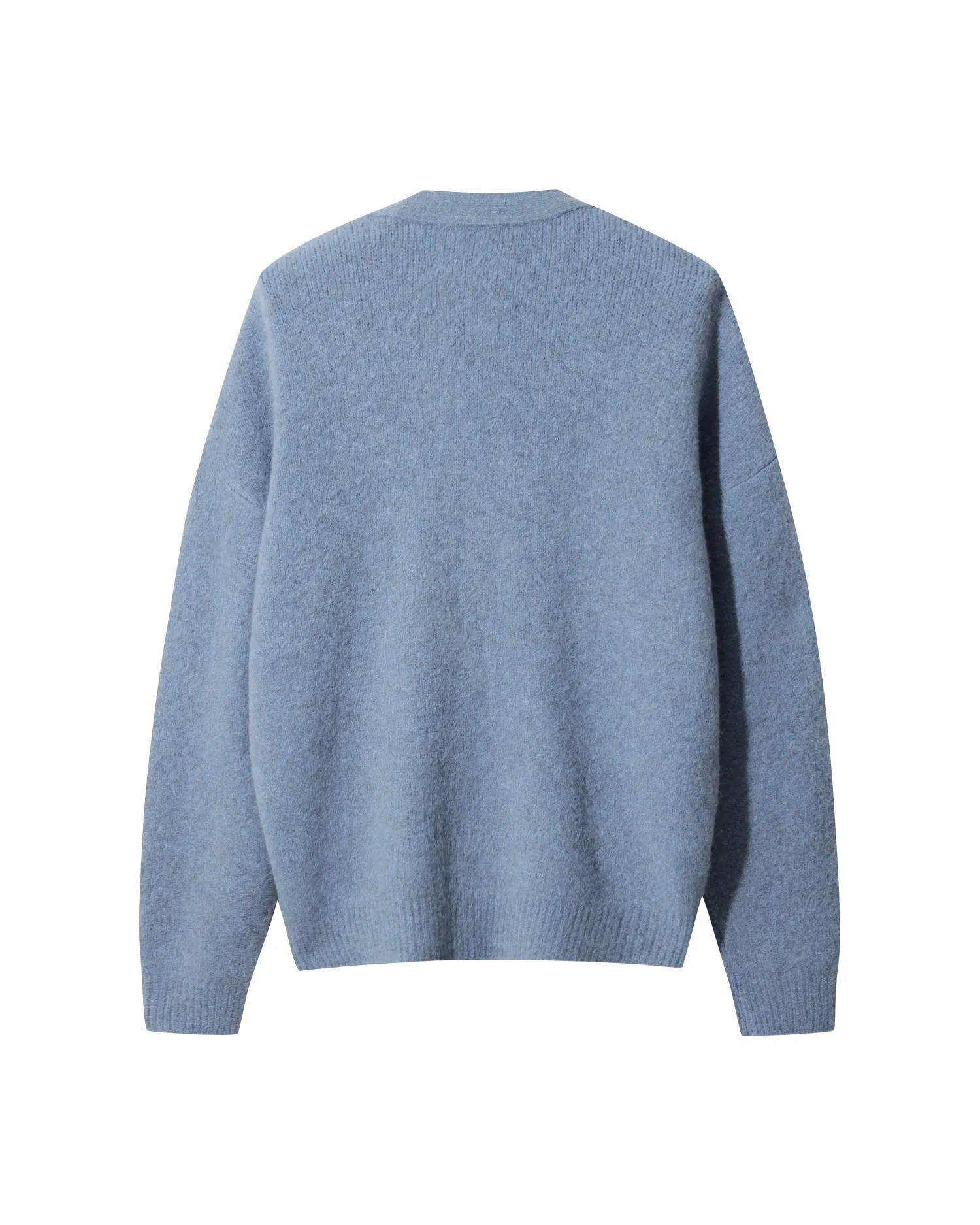 Men Fluffy Alpaca Cardigan