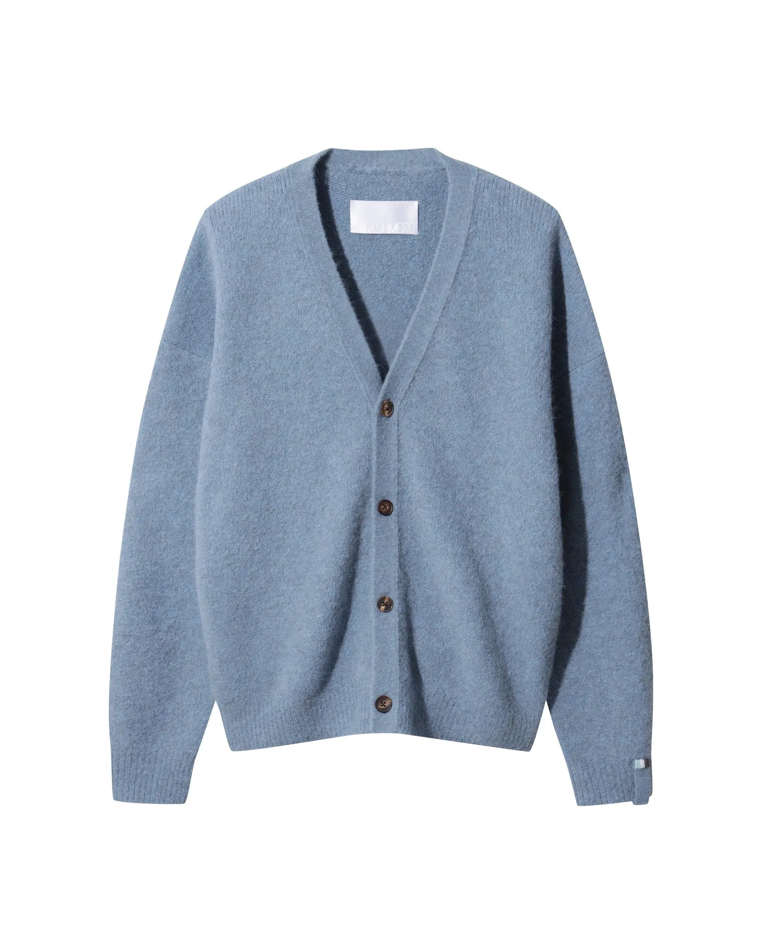 Men Fluffy Alpaca Cardigan
