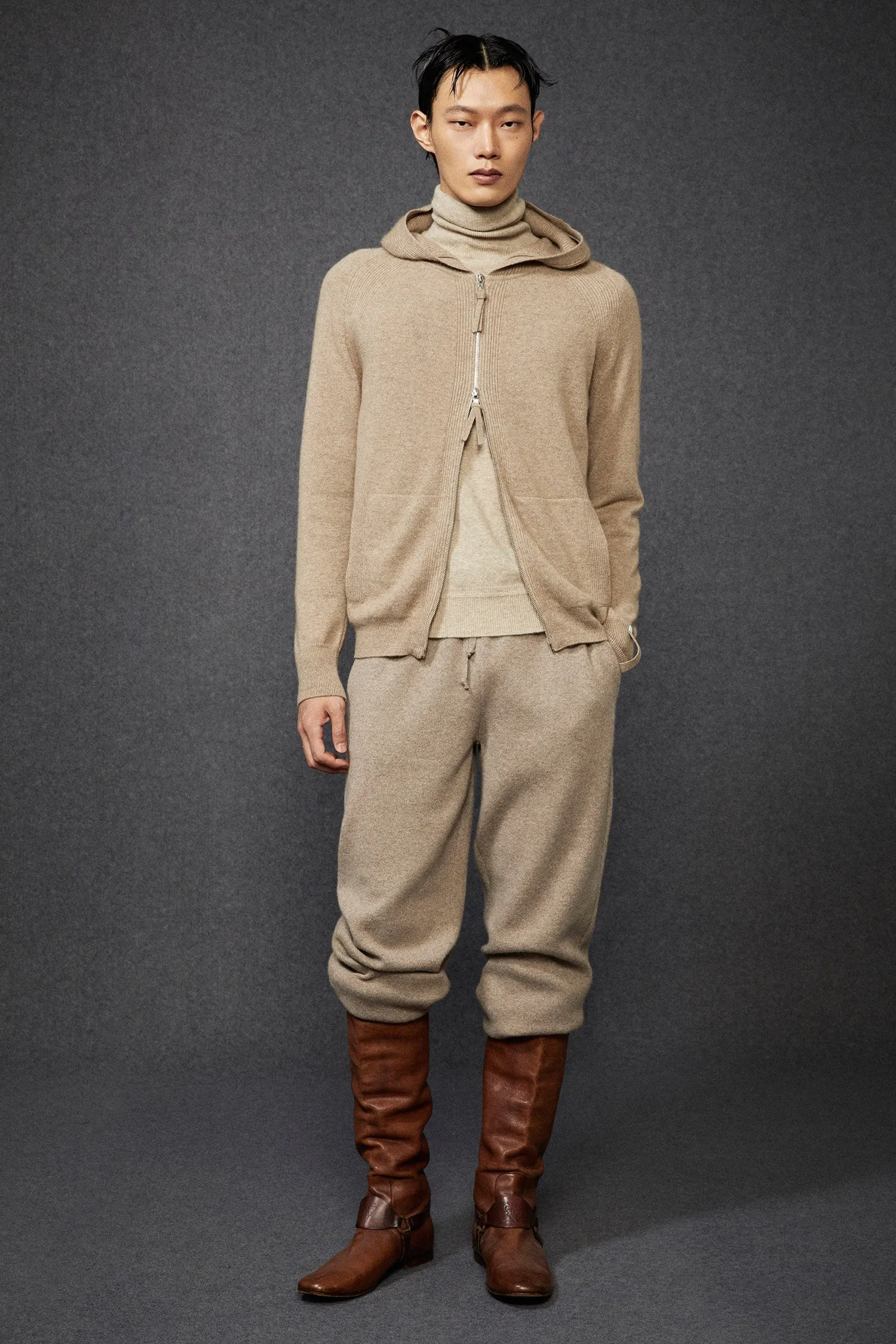 Men Lounge Zip Hoodie