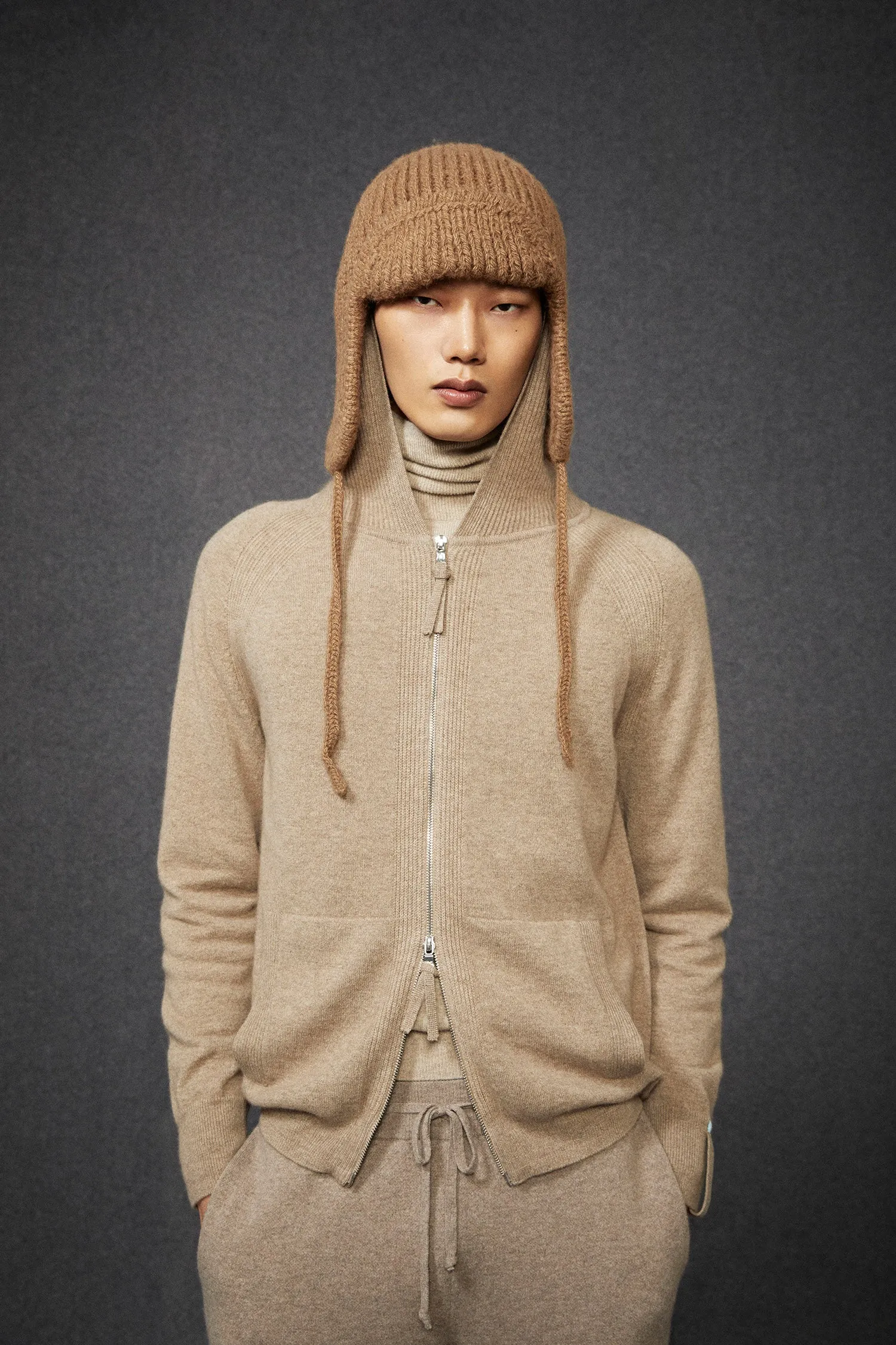 Men Lounge Zip Hoodie