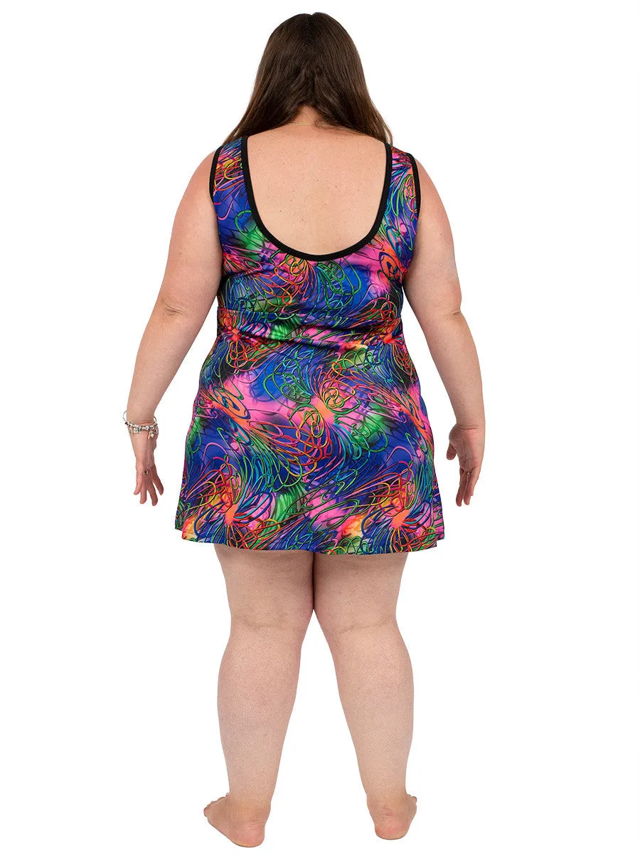 Mermaids Delight Swim Dress - Print*
