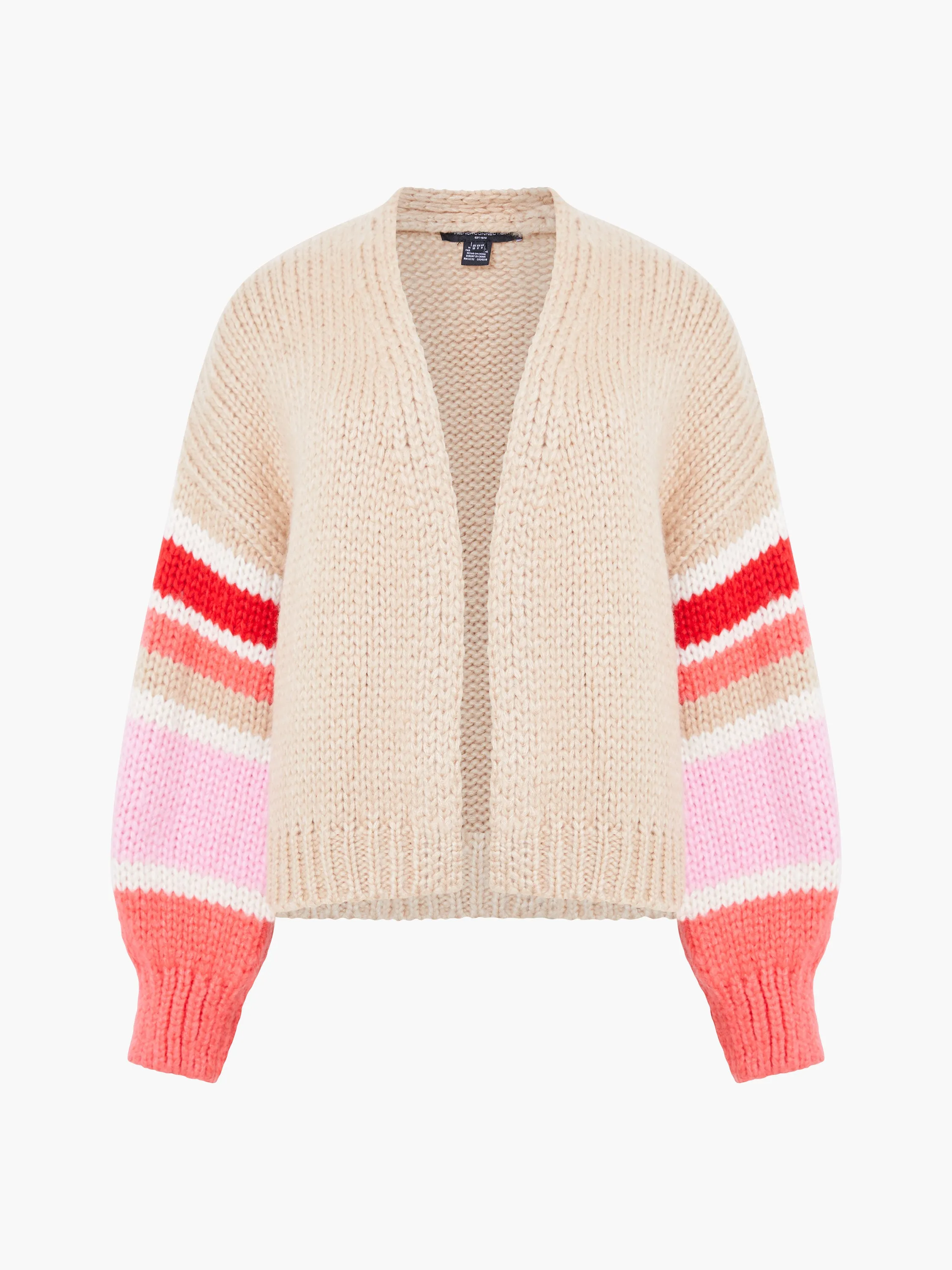 Monroe Stripe Long Sleeve V Neck Cardigan