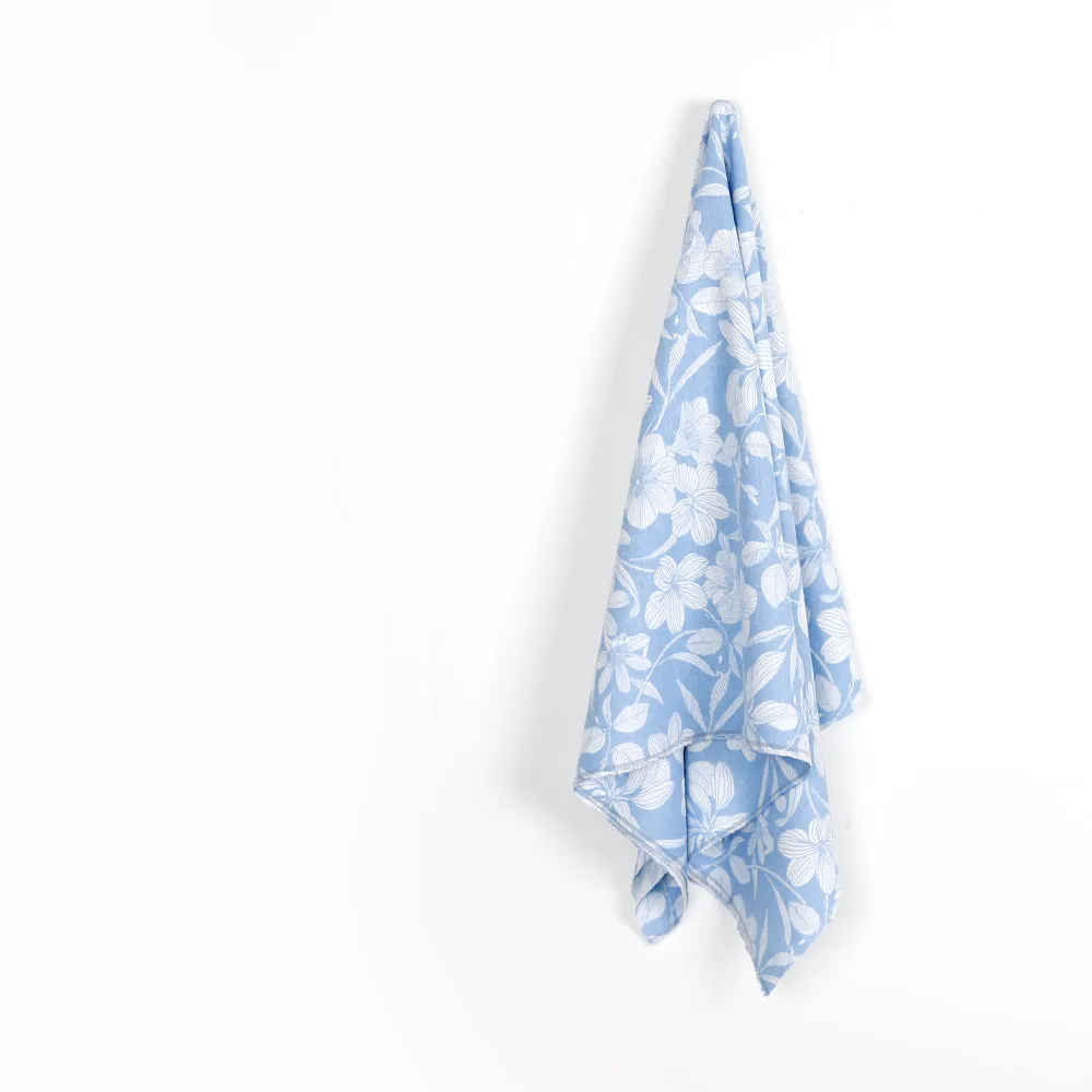 Morning Glory Midweight Linen / Viscose - Blue (remnant)