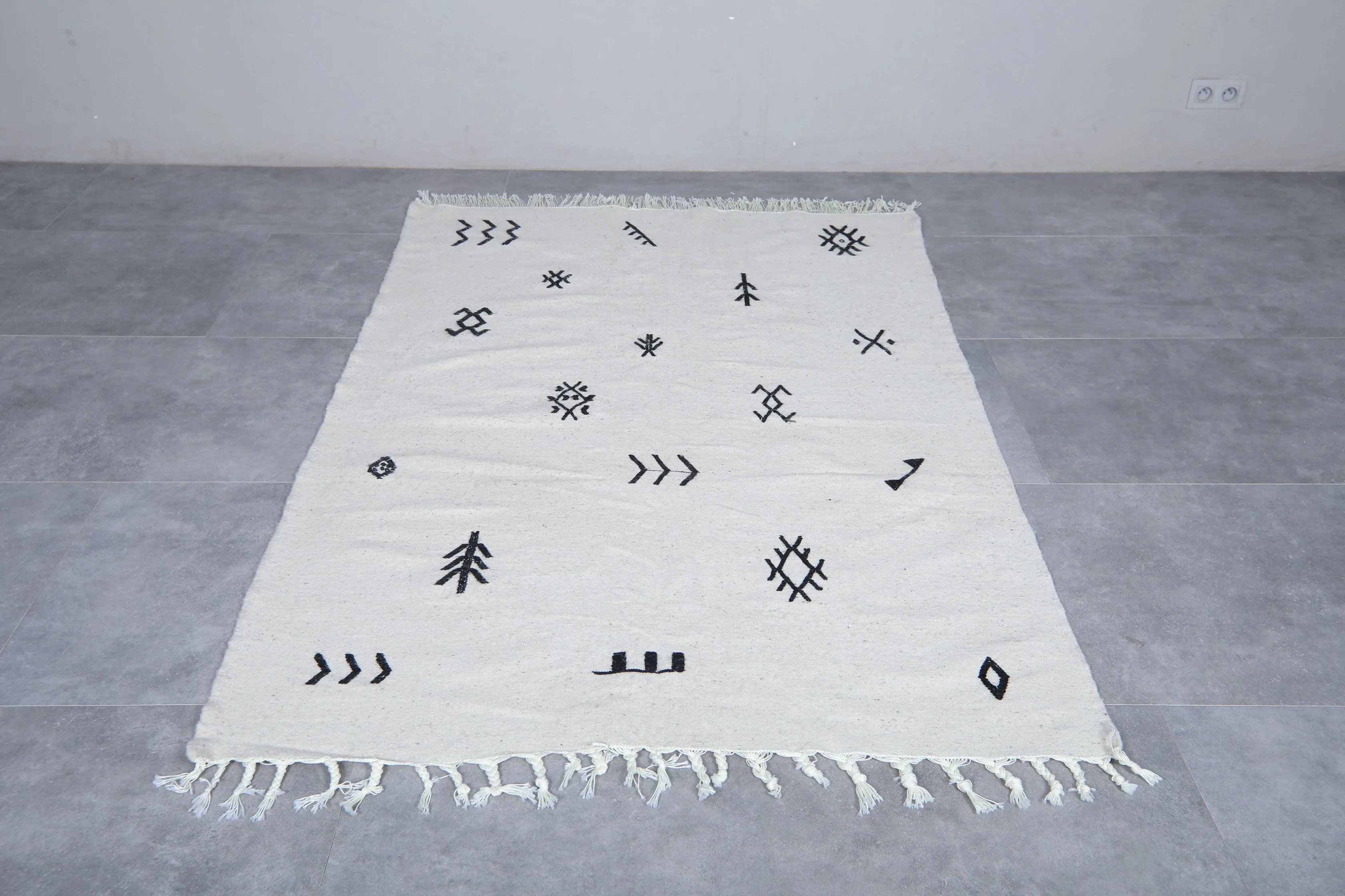 Moroccan Rug - Flat Woven Berber Rug - Custom Rug