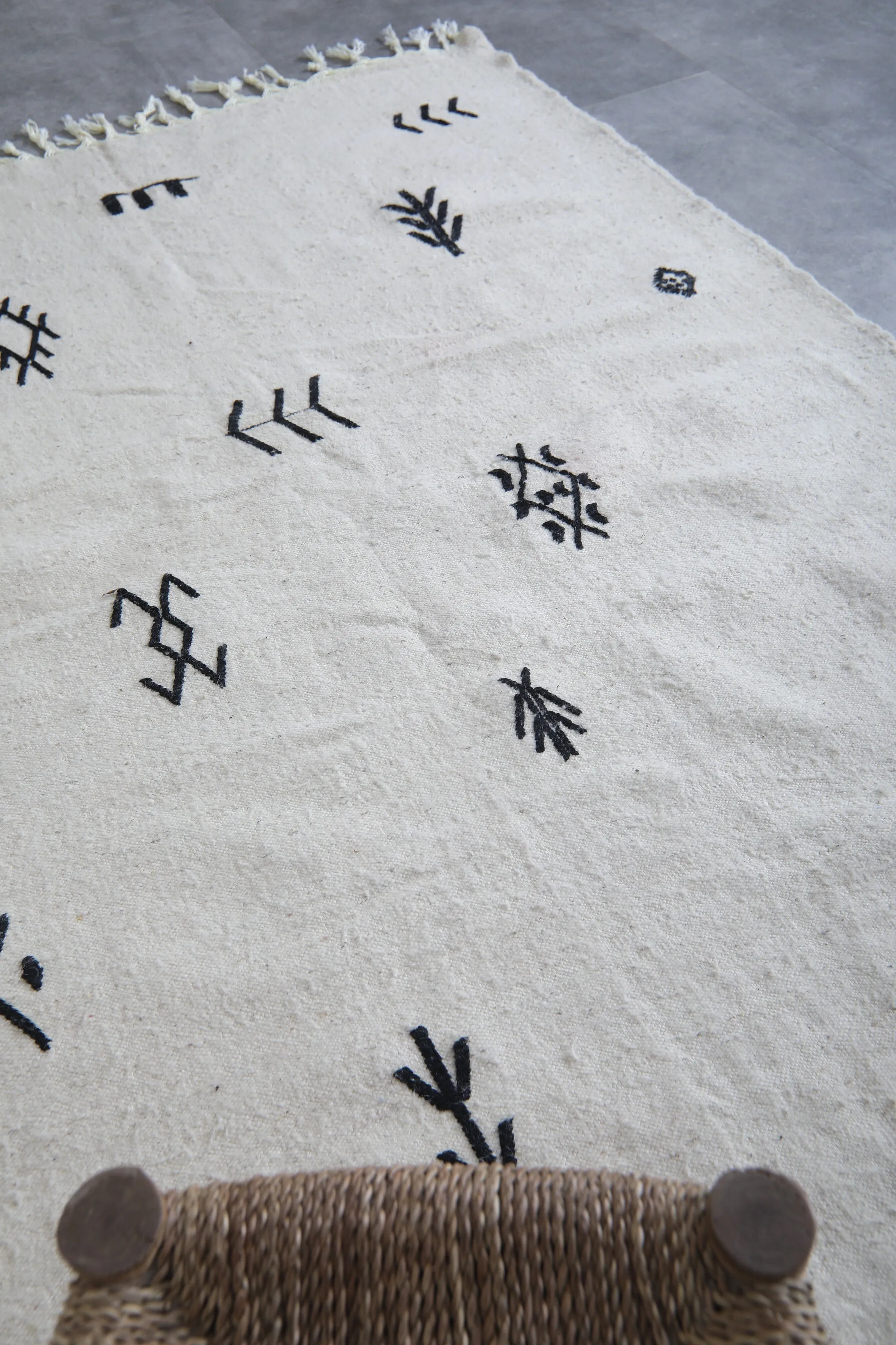 Moroccan Rug - Flat Woven Berber Rug - Custom Rug