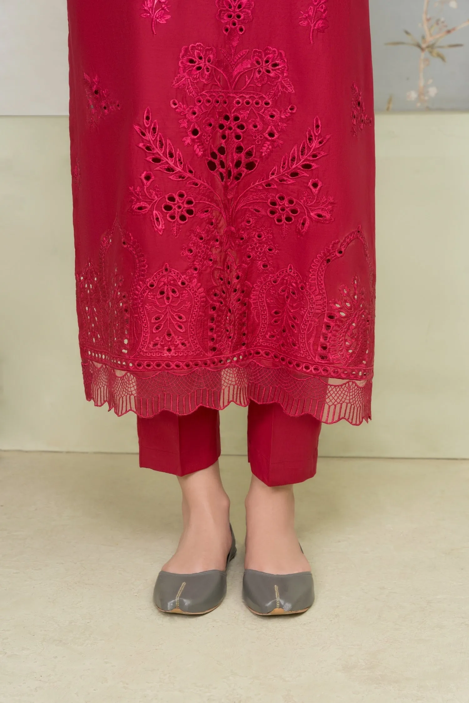 MSBMT-17 - Vanzila - Red Readymade Outfit - 3 Piece Suit 2025