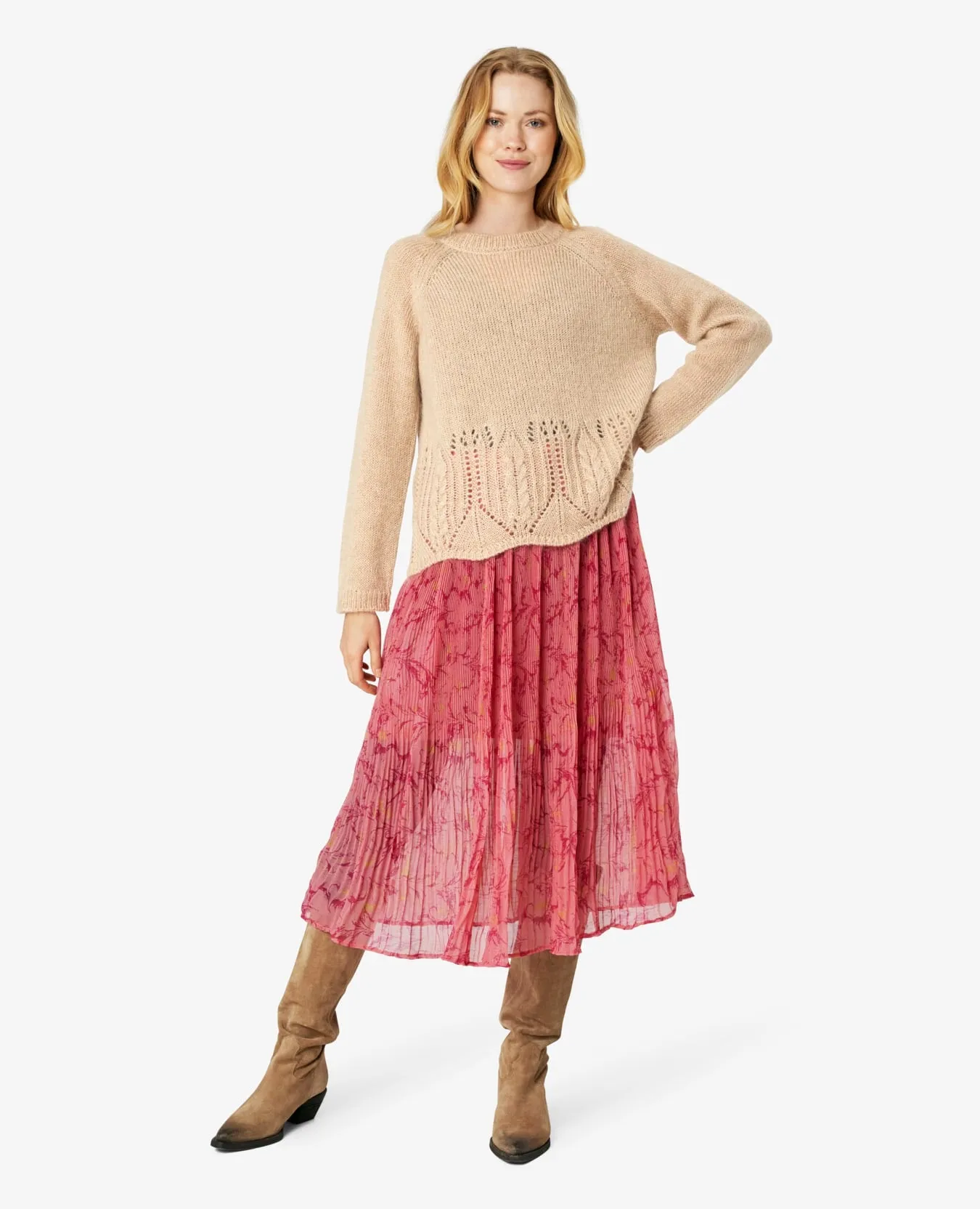 MYRANN MOHAIR MIX PULLOVER