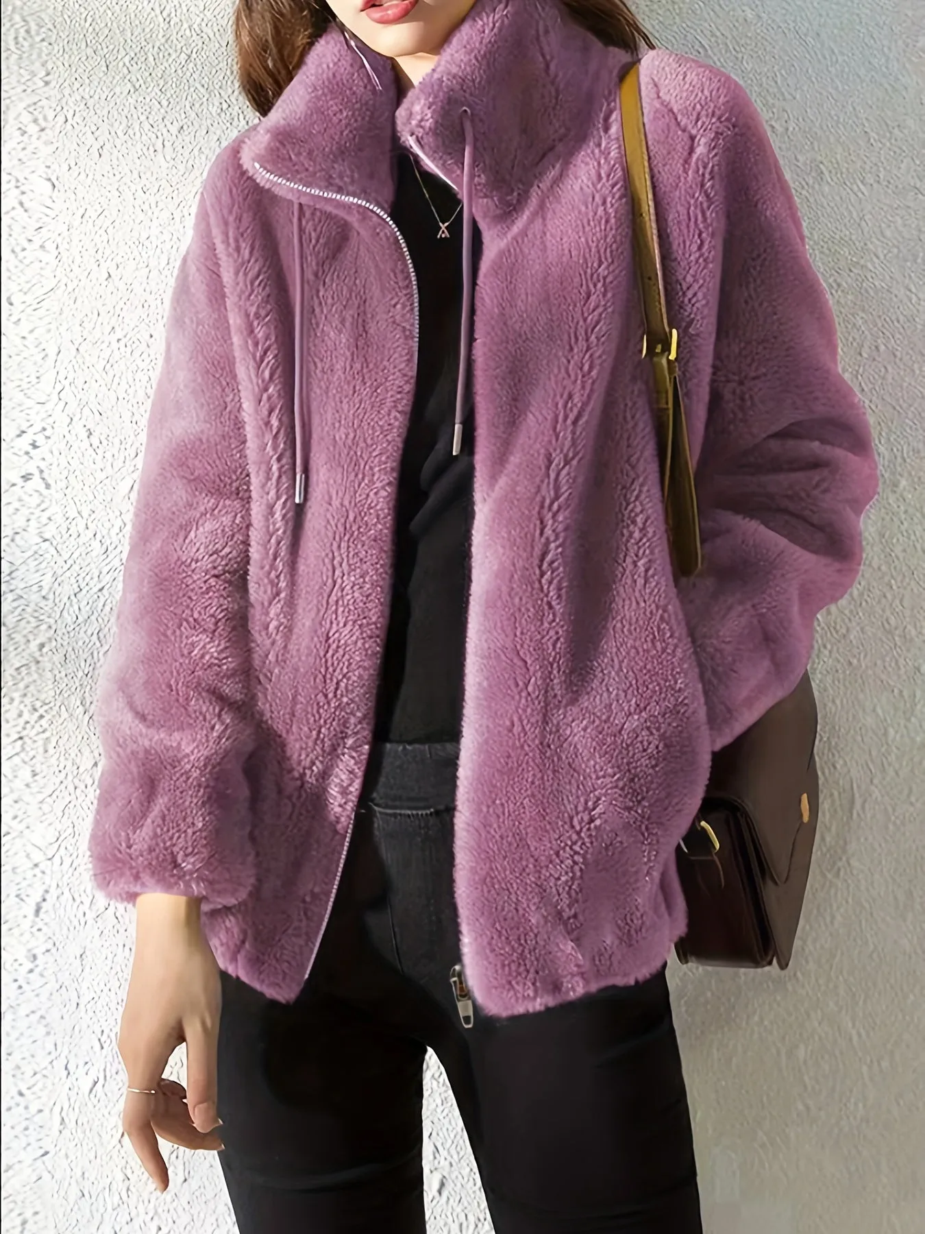 Nabi™ - Cozy Drawstring Teddy Coat