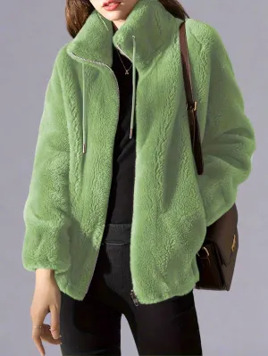 Nabi™ - Cozy Drawstring Teddy Coat
