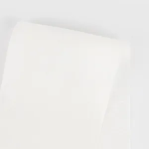 Narrow Linen Voile - White
