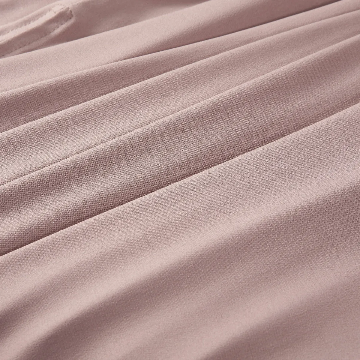 Nude A-Line Long Sleeve Jersey Cardigan