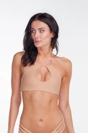 Nude Peekaboo Top