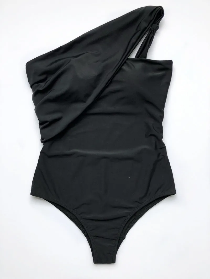One-shoulder One-piece Swimwear