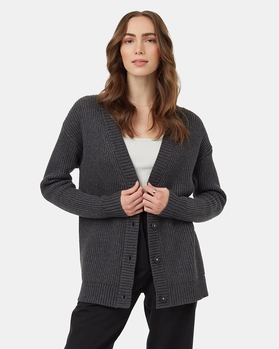 Oversized Button Cardigan