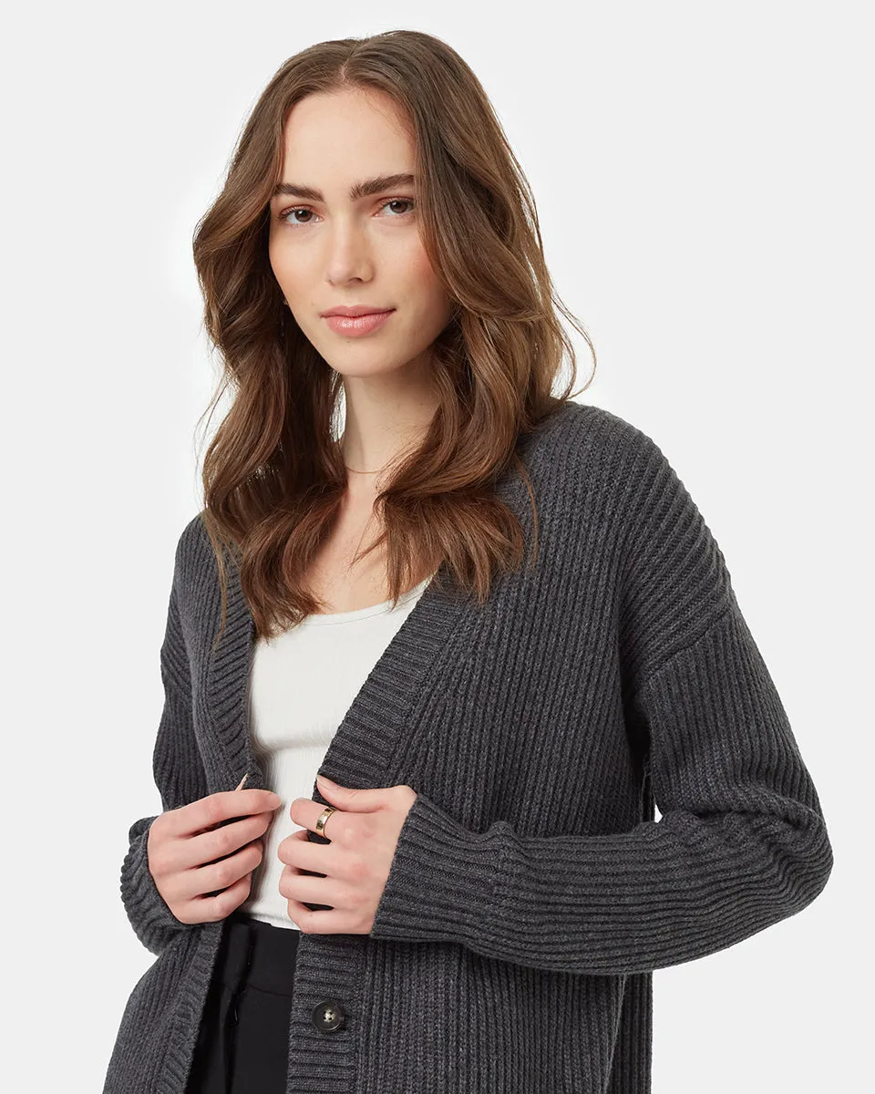 Oversized Button Cardigan