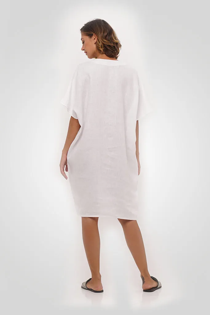 Padar Linen Dress White