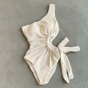 Pearl Textured One Piece Swimwear